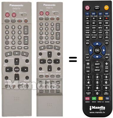Télécommande équivalente EUR 7615K60 Télécommande équivalente EUR 7615K60