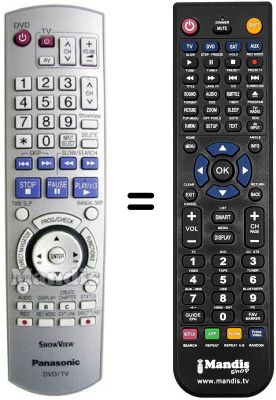 Télécommande équivalente EUR 7659Y40 Télécommande équivalente EUR 7659Y40