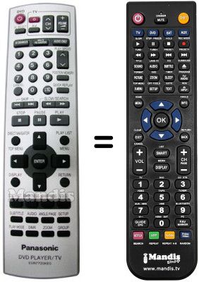 Télécommande équivalente EUR 7720KE0 Télécommande équivalente EUR 7720KE0