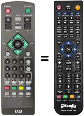 Télécommande équivalente DYON FALCON