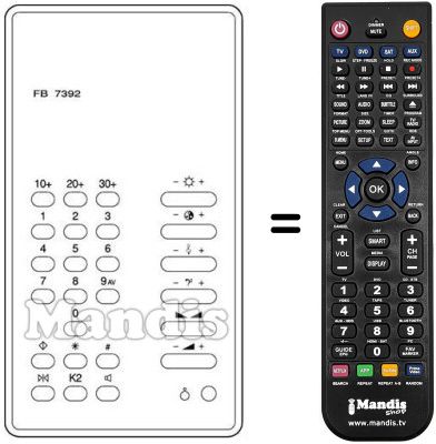 Replacement remote control FB 7392