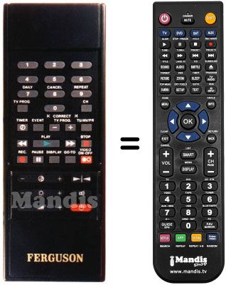 Telecomando equivalente FV 30 B Telecomando equivalente FV 30 B