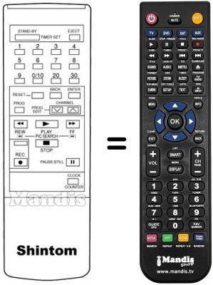 Gleichwertige Fernbedienung Nesco HV 70 P