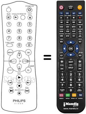 Telecomando equivalente JP 09