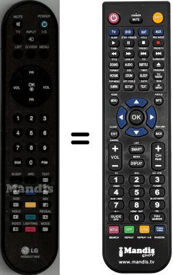 Telecomando equivalente AKB30377808 Telecomando equivalente AKB30377808