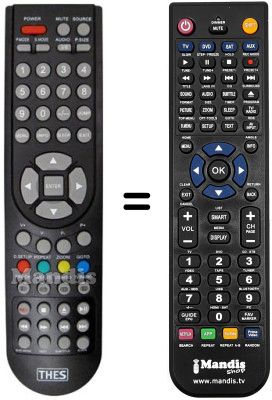 Telecomando equivalente DIKOM M91