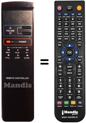 Telecomando equivalente Audiosonic MV 2500