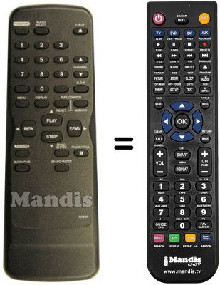 Replacement remote control Funai 29A-754