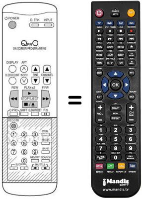 Telecomando equivalente QPRO