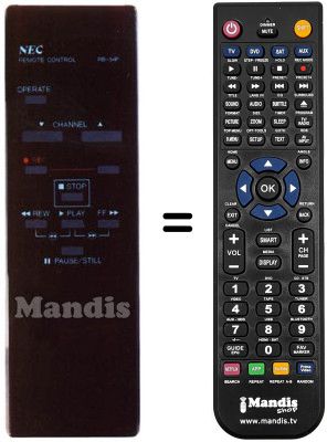 Telecomando equivalente RB-34 P Telecomando equivalente RB-34 P