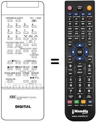 Télécommande équivalente 7979.9514 Télécommande équivalente 7979.9514
