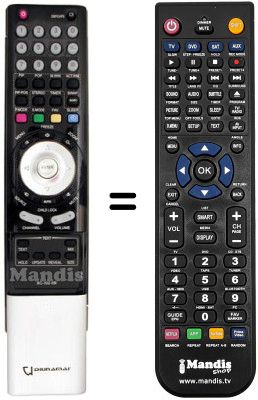 Telecomando equivalente DIUNAMAI ZEUS 42'