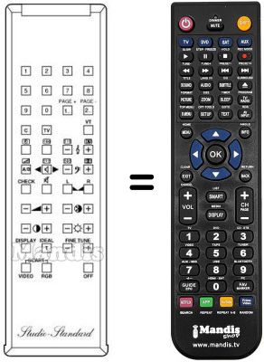 Telecomando equivalente RC 100