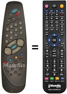 T&eacute;l&eacute;commande &eacute;quivalente RC 1010