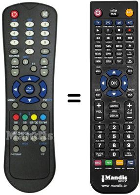 Télécommande équivalente RC 1059