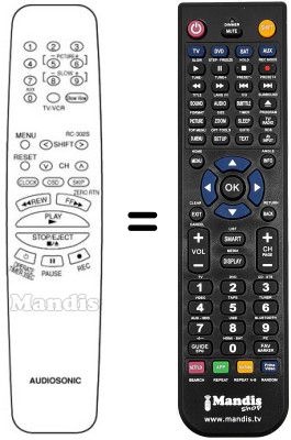 Telecomando equivalente RC 302 S
