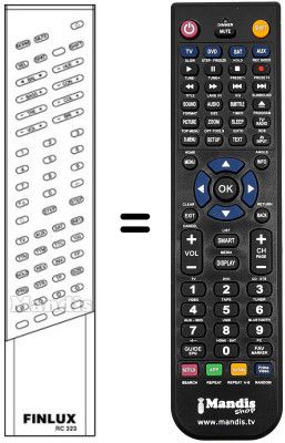 Telecomando equivalente RC 323