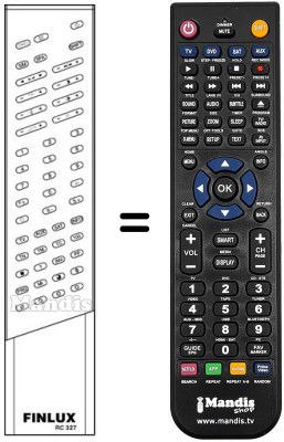Telecomando equivalente RC 327