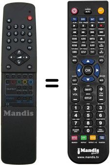 Telecomando equivalente RC 647340