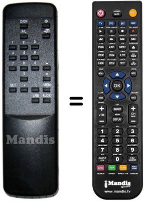 Télécommande équivalente REMOTE T35