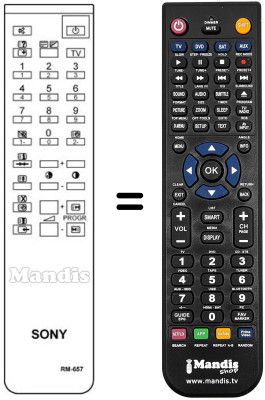 Replacement remote control 146548711