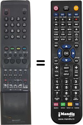 Télécommande équivalente RRMCG 1023 BMSA