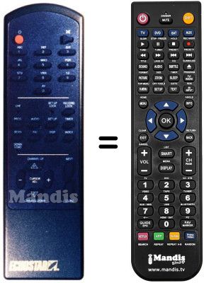 Gleichwertige Fernbedienung SR 90