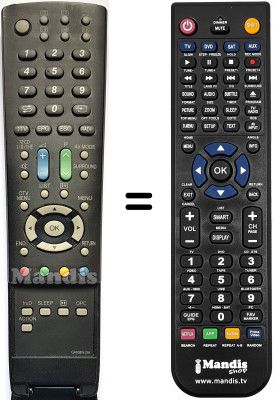 Télécommande équivalente GA 538 WJSA