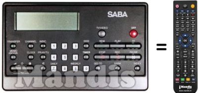 Télécommande équivalente TC 6740 I