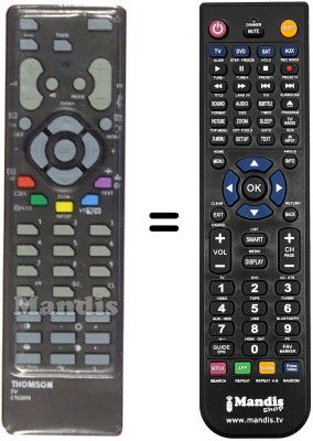 Gleichwertige Fernbedienung Thomson 29 DF 170 G