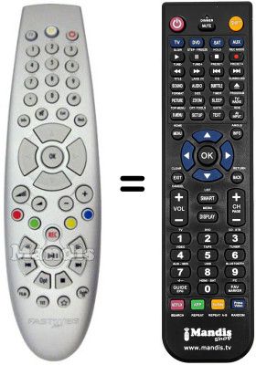Replacement remote control FASTWEB ARIES 600
