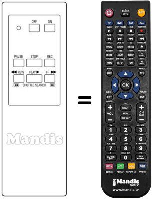 Telecomando equivalente Thomson V 4250 Telecomando equivalente Thomson V 4250