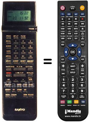 Telecomando equivalente Sanyo VHR-D4800 I