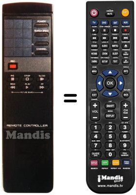 Telecomando equivalente Fenner VR 3000