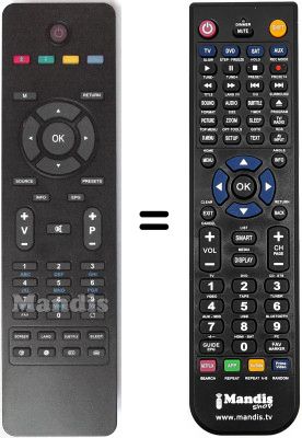 Gleichwertige Fernbedienung Proline LD 2263 D2