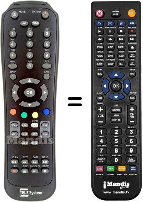 Replacement remote control Zodiac ZDT 9000 MHP