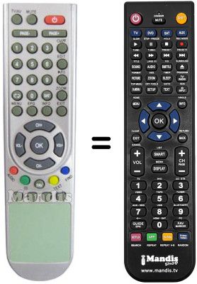 Replacement remote control Zodiac DZR 2007 FTA