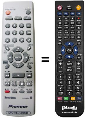 Télécommande équivalente Pioneer DVR 230 S