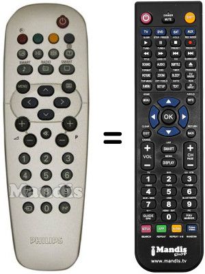 Replacement remote control REMCON726 Replacement remote control REMCON726