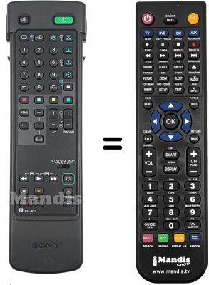Telecomando equivalente Sony KV-X2100B Telecomando equivalente Sony KV-X2100B