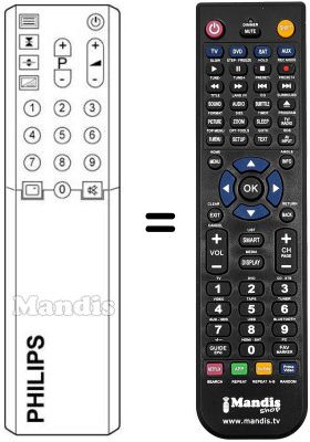 Replacement remote control REMCON851 Replacement remote control REMCON851