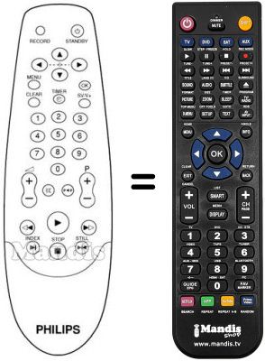 Replacement remote control REMCON473 Replacement remote control REMCON473
