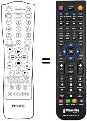 Replacement remote control REMCON970 Replacement remote control REMCON970