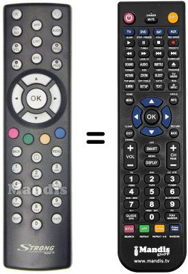 Gleichwertige Fernbedienung REMCON823