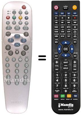 Replacement remote control REMCON656 Replacement remote control REMCON656