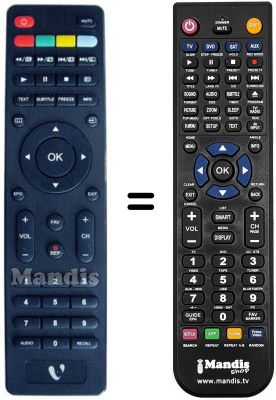 Telecomando equivalente Hisense LTDN24W12EU