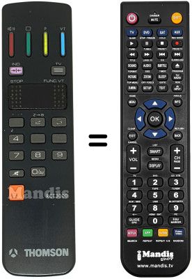 Télécommande équivalente RCT3000 Télécommande équivalente RCT3000