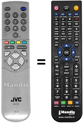 Télécommande équivalente JVC AV28CT1EP