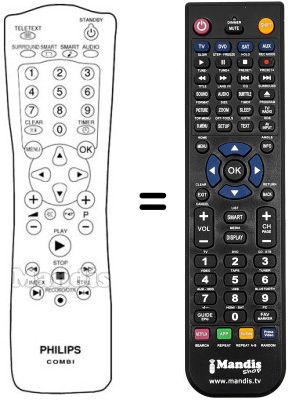 Replacement remote control REMCON1116 Replacement remote control REMCON1116