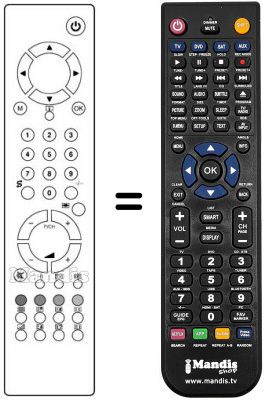 Replacement remote control REMCON448